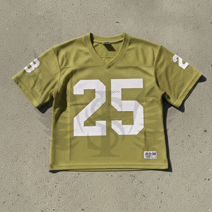 Maillot de football américain personnalisé imprimé par sublimation pour uniforme à manches courtes en mesh, séchage rapide, 100 % polyester, avec logo personnalisé - Product Image 1
