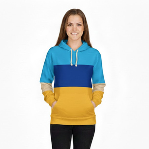 Sudadera Unisex Personalizada de Algodón y Poliéster con Capucha, Rayas, Estampado en Relieve, Estilo Urbano de Invierno, Talla 6X - Product Image 5