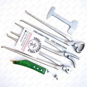 Los mejores cortadores de cuidado de pezuñas reutilizables de alta calidad, cuchillos de pezuña, martillo, extractor de zapatos, herramientas de herrador de caballos, veterinaria equina - Product Image 1