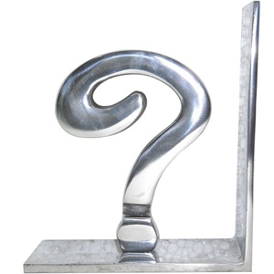 Metal Alphabets Design Bookend Nickel Plated Shiny Table Centerpiece Wholesale Silver Top Product High Quality New Design 2025 - Product Image 1