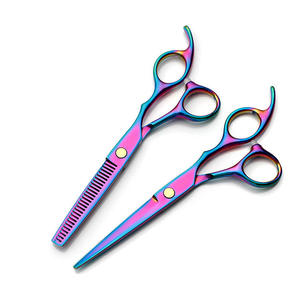 Ciseaux de coiffure 6'' en acier inoxydable JP, ensemble de ciseaux de barbier professionnels pour la coupe de cheveux, avec sac inclus - Product Image 4