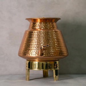 Dispensador de Agua de Cobre con Tapa, Estilo Vintage, de Gran Capacidad, Ecológico, para Uso Doméstico, Muy Demandado - Product Image 3