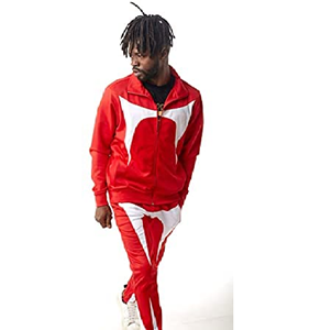 Combinaison de sport deux pièces pour homme, Logo personnalisé, vêtements actifs, fermeture éclair sur le devant, survêtement coupe cintrée, combinaison Spider Venom - Product Image 1