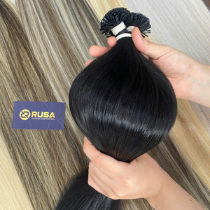 Extensiones de Cabello Virgen Vietnamita Rusa al por Mayor con Punta Plana, Súper Doble Trama, Personalizadas, con Punta en I, Tejido Doble a Máquina, de 10 a 34 Pulgadas - Product Image 2