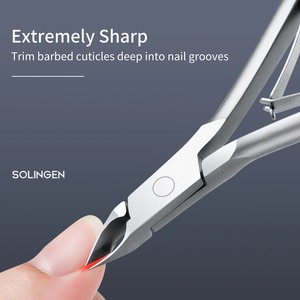 Tijeras para Cutículas de 5 mm de Diámetro, Acero Inoxidable de Alta Densidad, Cortador de Piel Muerta, Cortaúñas, Cuchillas Afiladas para Manicura, Removedor de Cutículas - Product Image 2