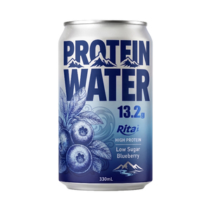 Boisson protéinée aux myrtilles en conserve Rita 330ml, prête à boire, fournisseur en gros, usine, OEM, ODM, marque privée - Product Image 1