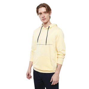 Sudadera con Capucha de Felpa 100% Algodón para Hombre, Estilo Urbano Otoñal, Sudadera Deportiva Simple, Estilo Deportivo, Invierno, Térmica, Estampada, Lisa - Product Image 2