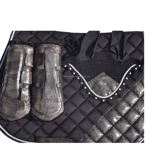 Juego de Sillín de Lujo con Textura de Cocodrilo, el Mejor Juego de Accesorios Ecuestres - Product Image 1