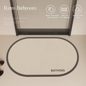 Alfombra de Baño de Diatomita Súper Absorbente Personalizada, Alfombrilla de Baño de Secado Rápido, Alfombrillas Personalizadas para Entrada de Cocina, Alfombrillas Absorbentes - Product Image 3