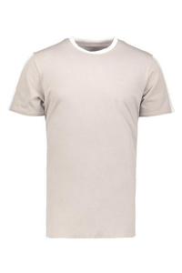 เสื้อยืดแขนสั้นทรงหลวมผ้าฝ้าย 100% พิมพ์ลายสกรีนโลโก้แบรนด์ตามสั่งสำหรับผู้ชาย คุณภาพสูง OEM ปี 2023 ป้องกันการเป็นขุย ทรงสุภาพ - Product Image 2