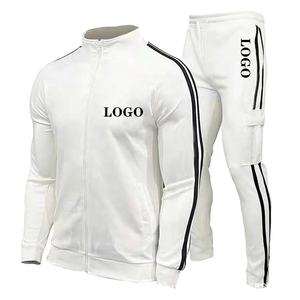 Econex Sports Logo personnalisé Vêtements de sport décontractés à rayures unies pour hommes, chauds et respirants pour la peau, survêtement de jogging - Product Image 6