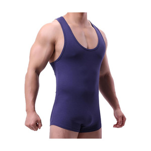 Combinaisons de lutte de qualité supérieure, logo personnalisé, uniforme de lutte compressif, respirant, séchage rapide, fournisseur d'usine OEM - Product Image 4