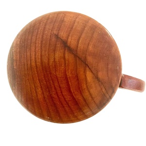 Tasse en bois sculptée à la main, style rustique, pour café et maison - Product Image 4