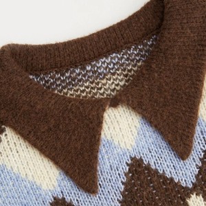 Varsity College Style Knit Sweater Knitted <b>Long</b> Sleeve Pullover Comfortable Autumn <b>Jumper</b> Breathable Fabric for Daily - Product Image 5