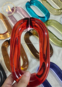 Customized Modern Acrylic Chain Wall Accents Handmade Modern <b>Ornamental</b> Resin Hanging for Home Decor Diwali Festival Ready - Product Image 3