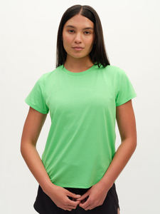 เสื้อยืดคอกลมแขนสั้นผู้หญิง ผ้าฝ้าย 100% สีพื้น ทรงเข้ารูป สไตล์ลำลอง สำหรับฤดูร้อน น้ำหนัก 140 กรัม ผ้าริบถักแบบเจอร์ซีย์ รับสั่งทำ - Product Image 3