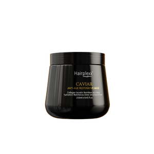 HAIRPLEXX CAVIAR Crema Orgánica Antienvejecimiento para el Cabello, Mascarilla Capilar Restauradora, Hidratante y Nutritiva para Todo Tipo de Cabello, 250 ml, Venta al por Mayor - Product Image 1