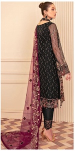 ชุดเดรสผ้าชีฟองปักลายสำหรับผู้ใหญ่จากปากีสถานและอินเดียชุดงานแต่งงานในฤดูร้อนขายดี2022 - Product Image 2