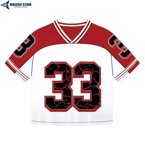 Maillot de football en mesh de haute qualité à manches courtes, imprimé, séchage rapide, respirant, tenue de sport, uniforme d'équipe personnalisé - Product Image 5