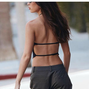 Top Corto Sexy Casual con Tirantes Finos para Mujer, de Secado Rápido, sin Mangas, para Ejercicio, Fitness y Deportes - Product Image 3