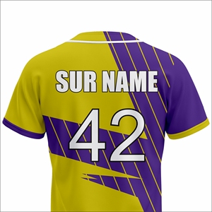 Custom Baseball Jersey Bulk Supplier Lightweight Breathable Performance Team Uniform Quick Dry Sportswear Autumn Summer V-neck - Product Image 5