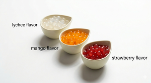 Bolas de Tapioca Transparentes Rojo Rubí Pinshan 950g, Ingredientes para Té de Burbujas - Product Image 2