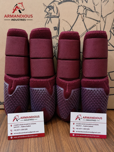 Armandious Outdoor Neoprene Horse Tendon <b>Boots</b> Leg Protector Horse Care Product Set of four Packed two front and hind <b>boots</b> - Product Image 6