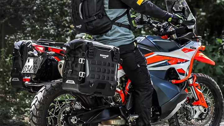 Rhinowalk 35L Waterproof Motorbike Side Bag Tail Bag for