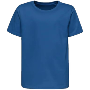 T-shirt en coton uni à col rond pour homme, avec logo personnalisé, impression de haute qualité - Product Image 1