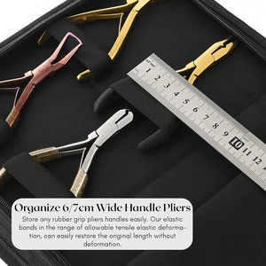 Professional Hair Extension Tools Kit with Customizable Color Stainless Steel <b>Pliers</b> <b>Set</b> for Micro Links - Product Image 4