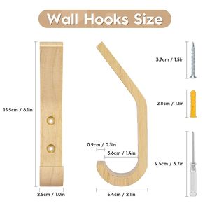 Natural Wooden Wall Hanger Low Price Stylish Wall <b>Hooks</b> for Entryway Bedroom and <b>Bathroom</b> Use By M/S SHAAD HANDICRAFTS - Product Image 6