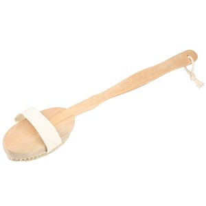 Brosse de bain de 15 pouces avec long manche détachable, éponge exfoliante pour le corps, outil pour le soin du dos - Product Image 1