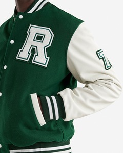 Veste universitaire personnalisée pour hommes, qualité supérieure, style baseball, manteau bomber décontracté, streetwear, vêtements OEM en gros - Product Image 4