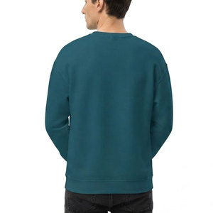 เสื้อสเวตเชิ้ตผู้ชายแบบหนา เนื้อผ้าคอตตอนผสมขนแกะ สวมใส่สบาย อบอุ่น ดีไซน์เรียบง่าย คอกลม เหมาะสำหรับใส่ลำลองในชีวิตประจำวันช่วงฤดูหนาว - Product Image 2