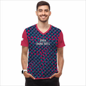 เสื้อยืดพิมพ์ลายทรงหลวมสำหรับผู้ชาย สกรีนโลโก้ได้ ผ้าฝ้าย 100% เนื้อผ้าเบาสบาย ระบายอากาศดี เสื้อยืดสตรีทแวร์สำหรับผู้ชาย - Product Image 1