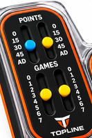 Dernier modèle de marqueur de score portable pour raquettes de padel, design léger et durable, suivi du score facile à installer, option de personnalisation de la marque