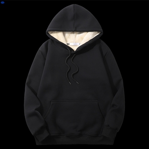 Sweat-shirt unisexe 100% coton Prolmer à fermeture éclair, coupe ample, impression en relief, streetwear, automne - Product Image 1