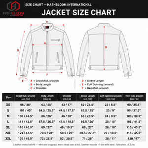เสื้อแจ็คเก็ตหนังแพะสีน้ำตาลคอร์โดวานทรงคาเฟ่เรเซอร์สำหรับผู้ชาย รุ่นพรีเมียม ทรงบ็อกซี่แบบครอป จาก Hashbloom International - Product Image 6