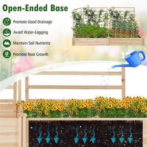 Outdoor Garden Bed Planting Box Durable Fencing Trellis & Gates - Product Image 6