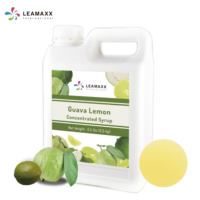 Leamaxx International - Jarabe Concentrado Transparente con Sabor a Melocotón Blanco, Botella de 2.5 kg, Listo para Beber, para Té de Burbujas, Duración de 18 Meses