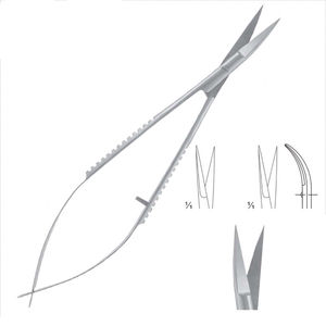 Professional Curved Sharp Spring Scissors for Beauty Salon Cuticle Eyebrow Trimming Stainless Steel Tool at Competitive Price - Product Image 5