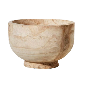 Azucarero de Madera de Paulownia Hecho a Mano, Ligero, para Servir en la Cocina o el Comedor - Product Image 1