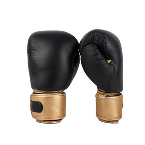 Guantes de Boxeo de Entrenamiento de Cuero Profesional de Alta Calidad, Ligeros, Transpirables, de Secado Rápido, con Cierre y Dedos Completos - Product Image 2
