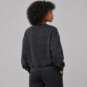 Sweat-shirts délavés pour femmes, best-sellers, nouvelle collection, vêtements de mode confortables pour femmes, OEM - Product Image 5