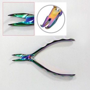 Pince à bec courbé Chroma Bent pour la fabrication de bijoux de précision ZetomedPro - Product Image 4