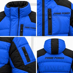 Veste d'hiver matelassée sur mesure, manteau bouffant oversize, vente en gros, fabricant de vêtements à marque privée, vêtements d'extérieur OEM - Product Image 3