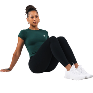 Camiseta Deportiva para Mujer, Manga Corta, Ajuste Elástico, Tela Suave y Ligera, Ropa Deportiva Informal para el Día a Día, Ropa de Gimnasio - Product Image 4