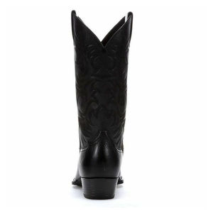 Luxury Retro Classic Camouflage PU Midi <b>Boots</b> Men's Shoes Western All Seasons for Cowboys - Product Image 2