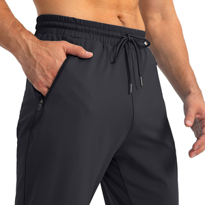Pantalon de jogging athlétique pour homme en velours côtelé, 100 % coton écologique, respirant, avec taille élastique, pour performance active - Product Image 2
