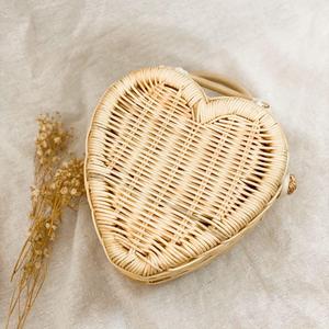 Hermosas cestas infantiles de ratán sostenible para niñas, cestas de juguetes para niñas pequeñas, accesorios para niños - Product Image 2